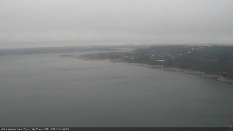 Lake Travis webcam, October 26, 2020 12:25 PM CT