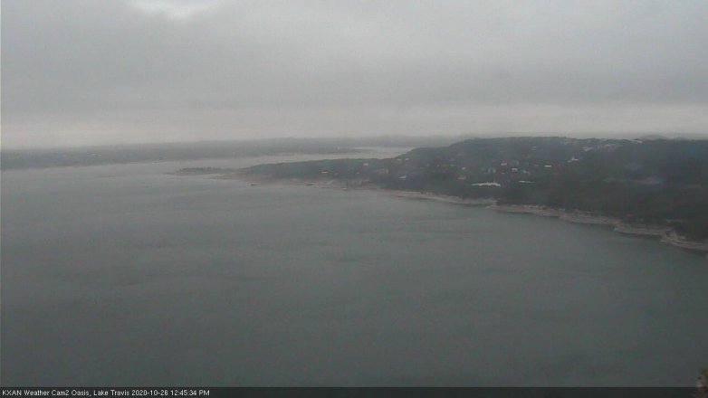 Lake Travis webcam, October 26, 2020 12:45 PM CT