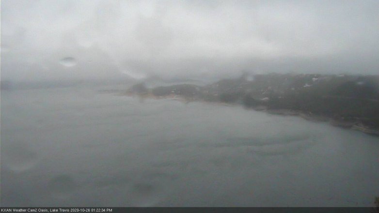 Lake Travis webcam, October 26, 2020 1:25 PM CT