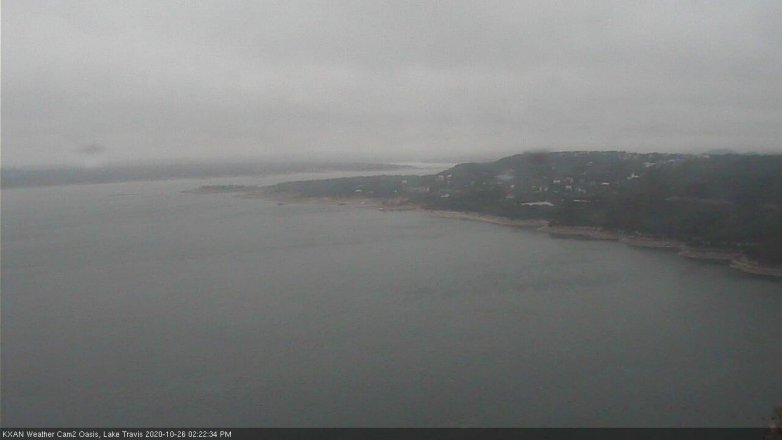 Lake Travis webcam, October 26, 2020 2:25 PM CT