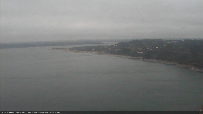 Lake Travis webcam, October 26, 2020 2:45 PM CT