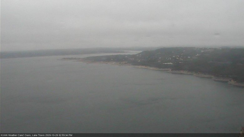 Lake Travis webcam, October 26, 2020 3:00 PM CT