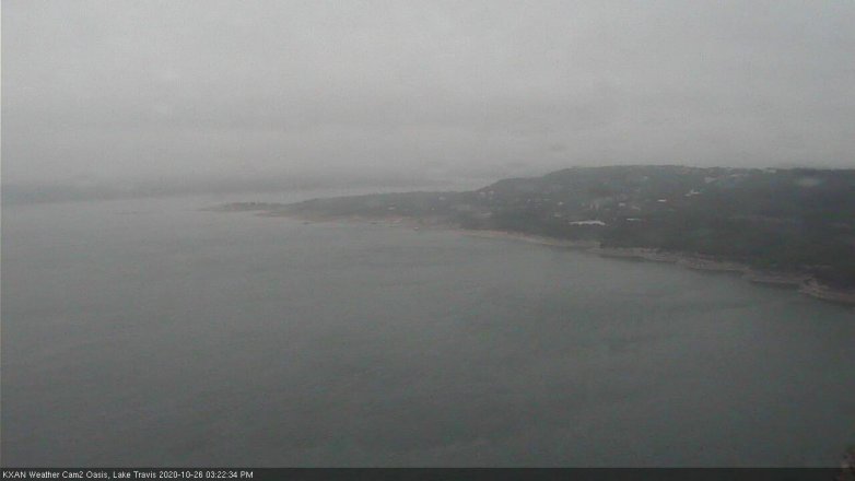 Lake Travis webcam, October 26, 2020 3:25 PM CT