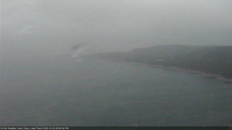 Lake Travis webcam, October 26, 2020 5:45 PM CT