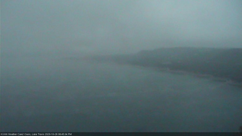Lake Travis webcam, October 26, 2020 6:45 PM CT
