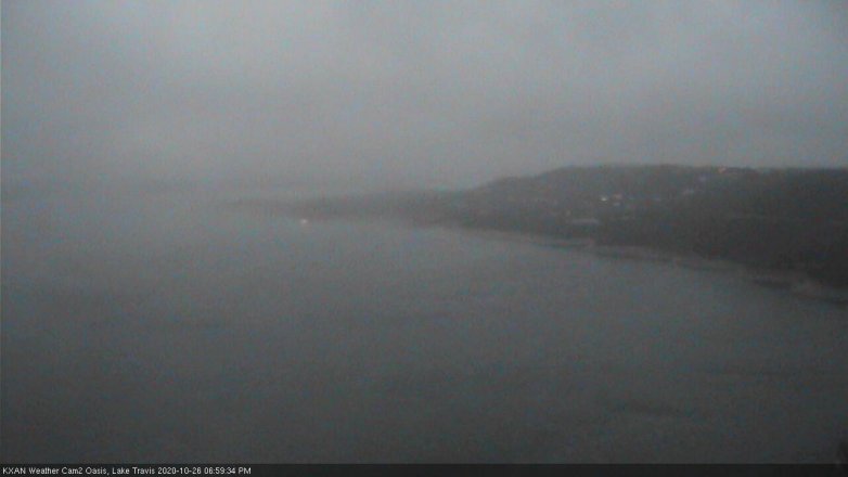 Lake Travis webcam, October 26, 2020 7:00 PM CT