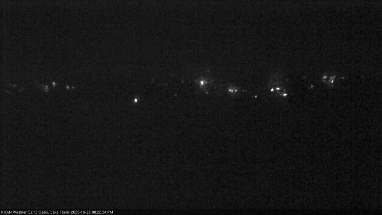Lake Travis webcam, October 26, 2020 8:25 PM CT
