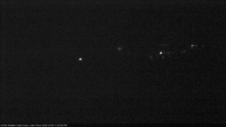 Lake Travis webcam, October 26, 2020 11:25 PM CT