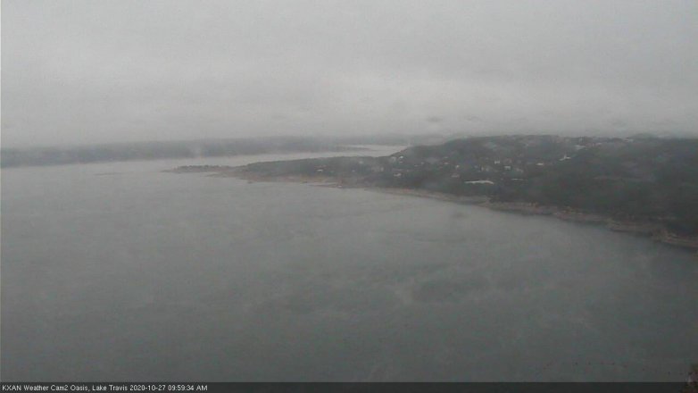 Lake Travis webcam, October 27, 2020 10:00 AM CT