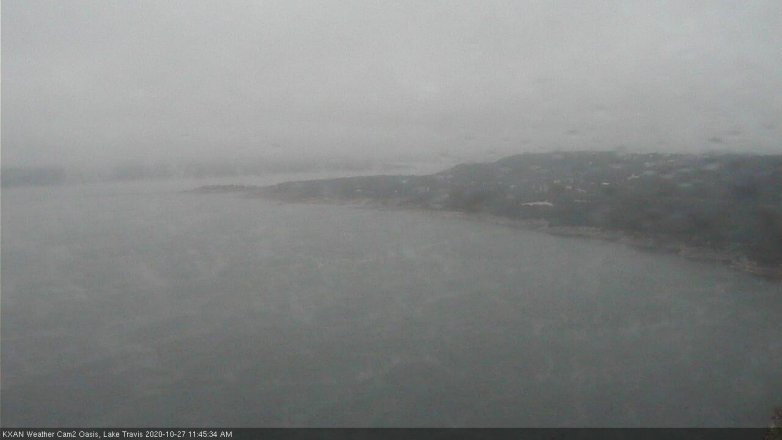 Lake Travis webcam, October 27, 2020 11:45 AM CT