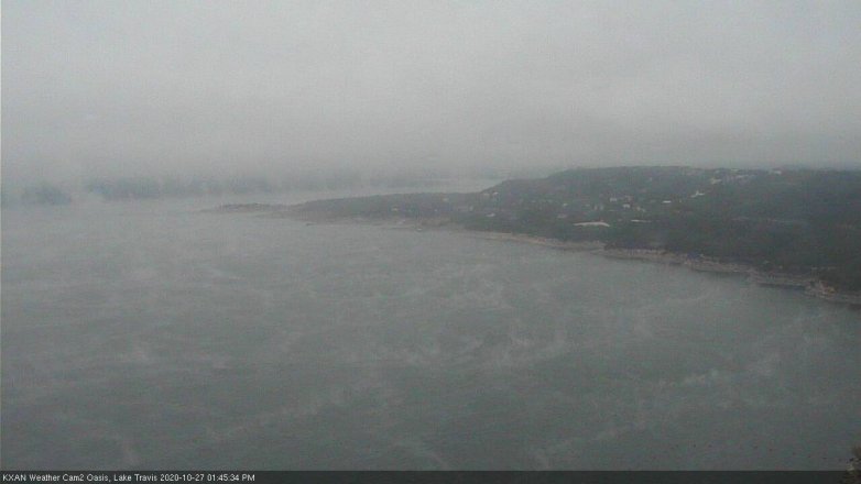 Lake Travis webcam, October 27, 2020 1:45 PM CT