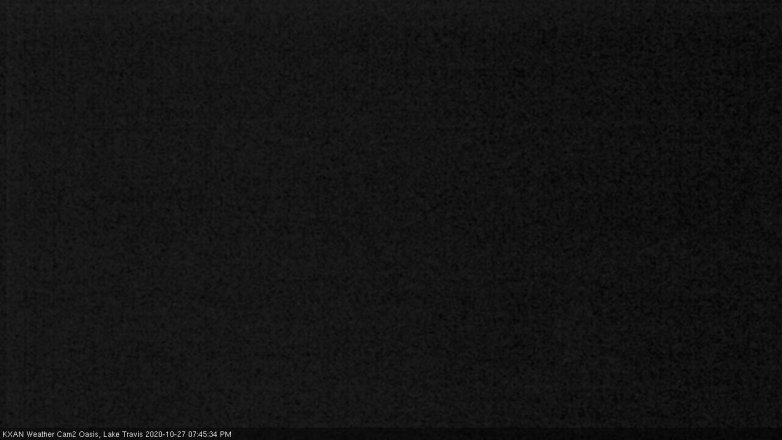 Lake Travis webcam, October 27, 2020 7:45 PM CT