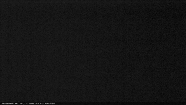 Lake Travis webcam, October 27, 2020 8:00 PM CT