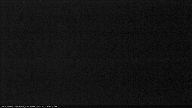 Lake Travis webcam, October 27, 2020 10:45 PM CT