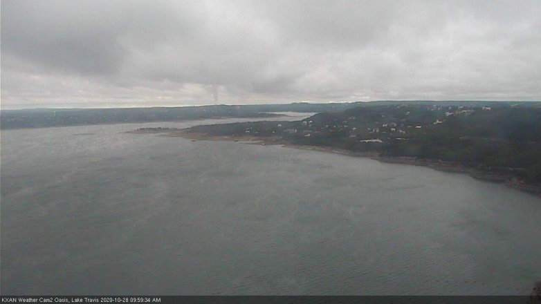 Lake Travis webcam, October 28, 2020 10:00 AM CT