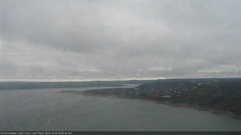 Lake Travis webcam, October 28, 2020 10:45 AM CT