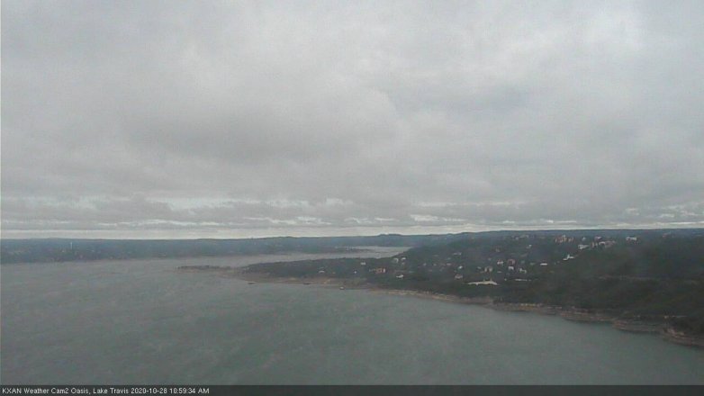 Lake Travis webcam, October 28, 2020 11:00 AM CT