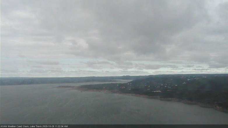 Lake Travis webcam, October 28, 2020 11:25 AM CT