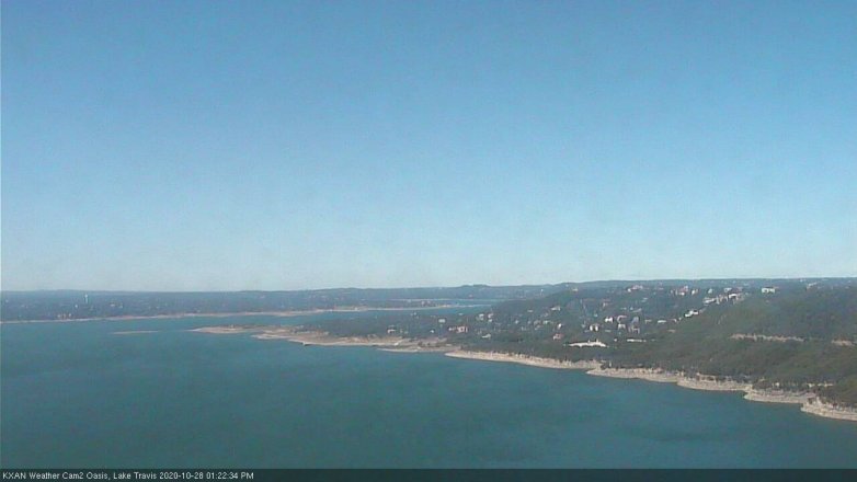 Lake Travis webcam, October 28, 2020 1:25 PM CT