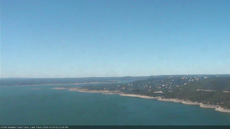 Lake Travis webcam, October 28, 2020 2:25 PM CT