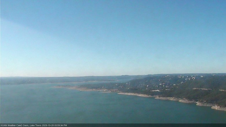 Lake Travis webcam, October 28, 2020 4:00 PM CT