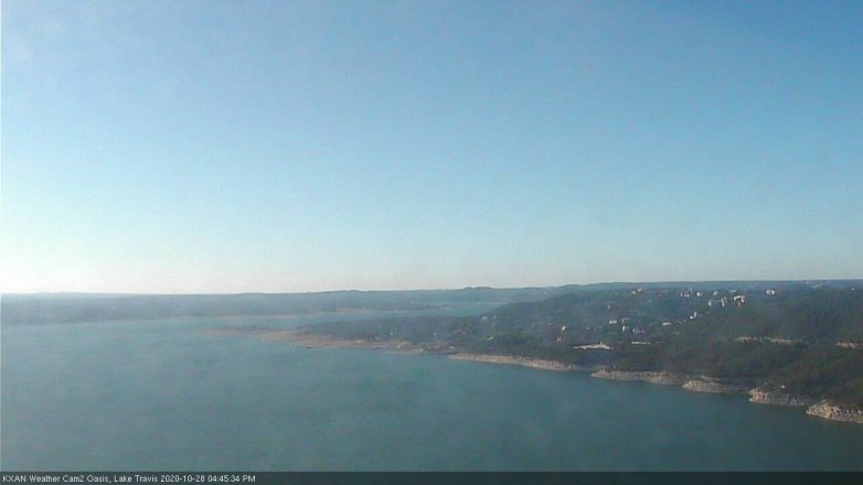 Lake Travis webcam, October 28, 2020 4:45 PM CT