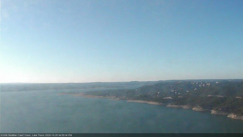 Lake Travis webcam, October 28, 2020 5:00 PM CT