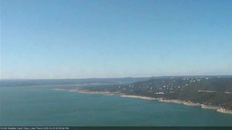 Lake Travis webcam, October 29, 2020 3:00 PM CT