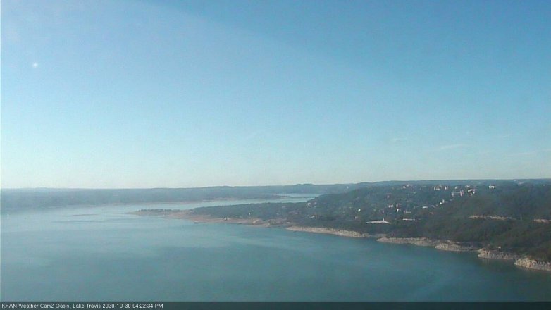 Lake Travis webcam, October 30, 2020 4:25 PM CT