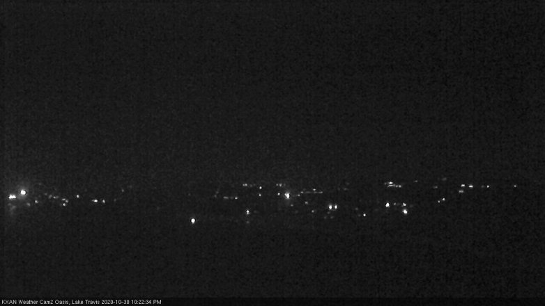 Lake Travis webcam, October 30, 2020 10:25 PM CT