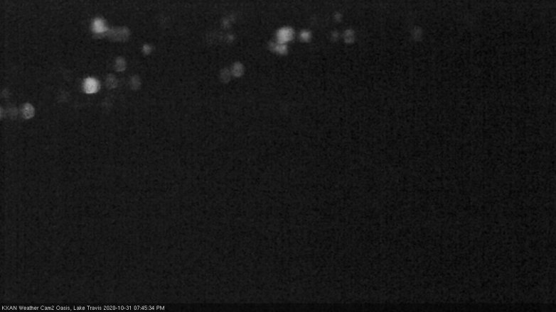 Lake Travis webcam, October 31, 2020 7:45 PM CT