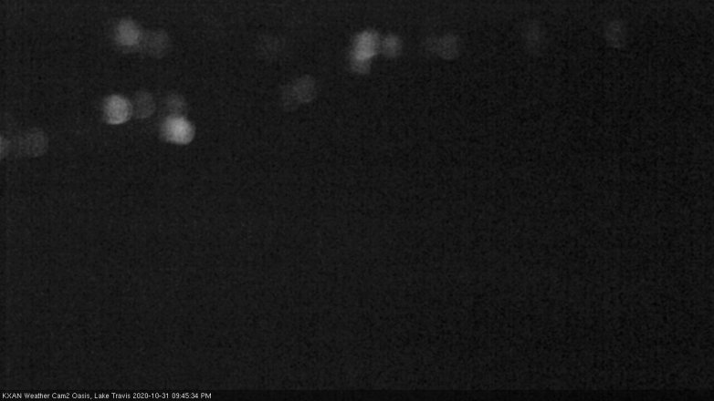 Lake Travis webcam, October 31, 2020 9:45 PM CT