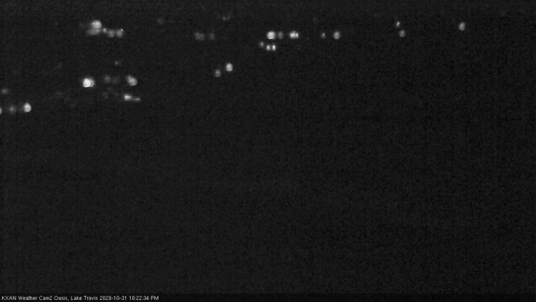 Lake Travis webcam, October 31, 2020 10:25 PM CT