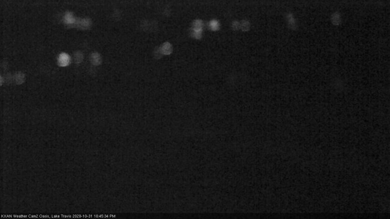 Lake Travis webcam, October 31, 2020 10:45 PM CT