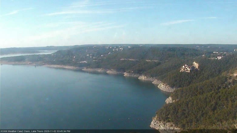 Lake Travis webcam, November 2, 2020 3:45 PM CT