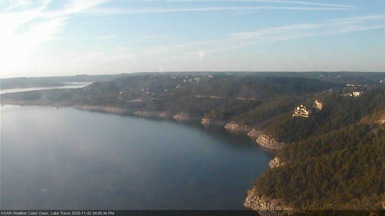 Lake Travis webcam, November 2, 2020 4:45 PM CT