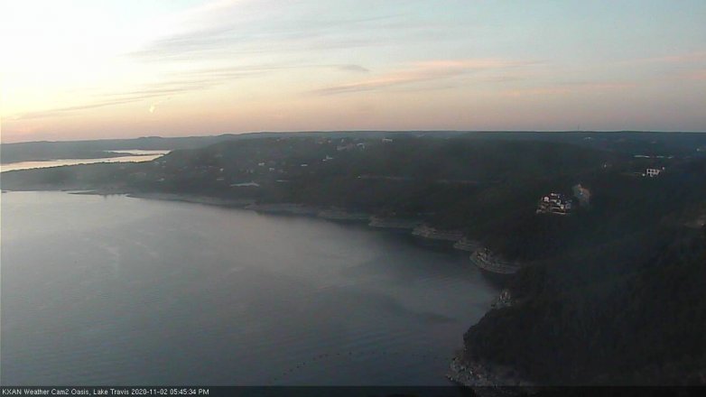 Lake Travis webcam, November 2, 2020 5:45 PM CT