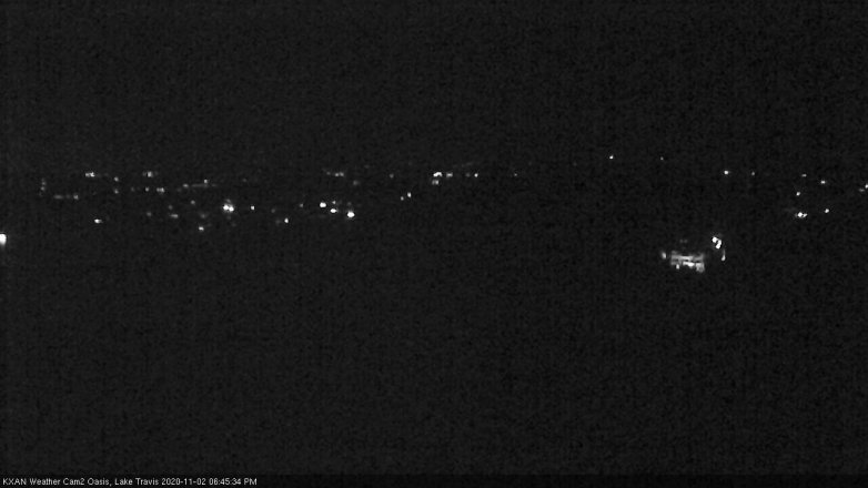 Lake Travis webcam, November 2, 2020 6:45 PM CT