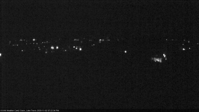 Lake Travis webcam, November 2, 2020 7:25 PM CT