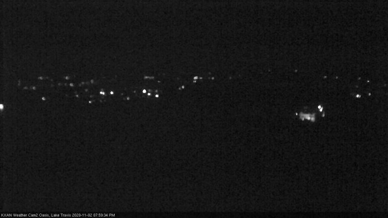 Lake Travis webcam, November 2, 2020 8:00 PM CT