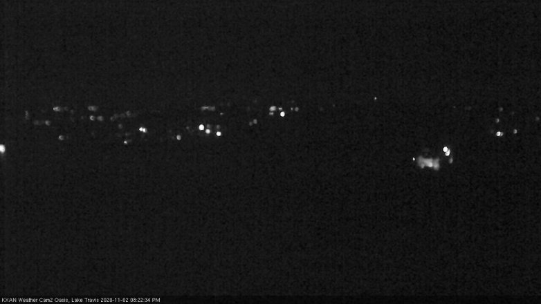 Lake Travis webcam, November 2, 2020 8:25 PM CT