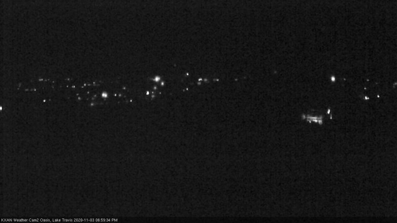 Lake Travis webcam, November 3, 2020 7:00 PM CT