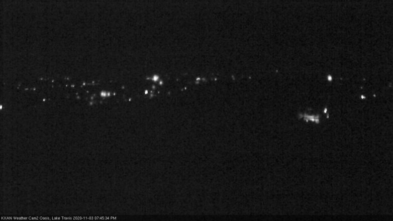 Lake Travis webcam, November 3, 2020 7:45 PM CT