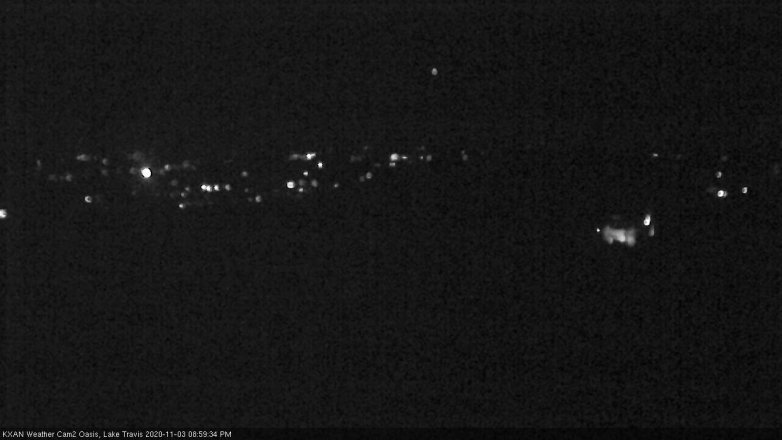 Lake Travis webcam, November 3, 2020 9:00 PM CT