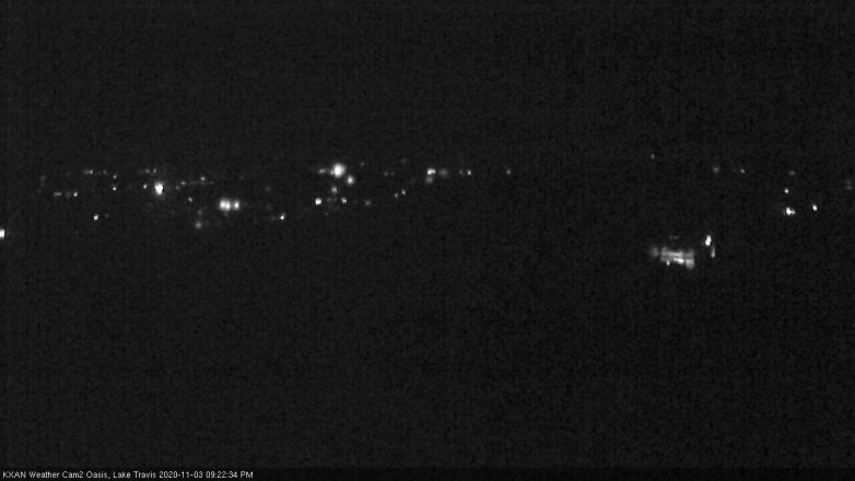 Lake Travis webcam, November 3, 2020 9:25 PM CT