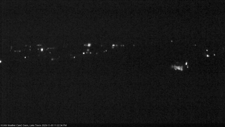 Lake Travis webcam, November 3, 2020 11:25 PM CT