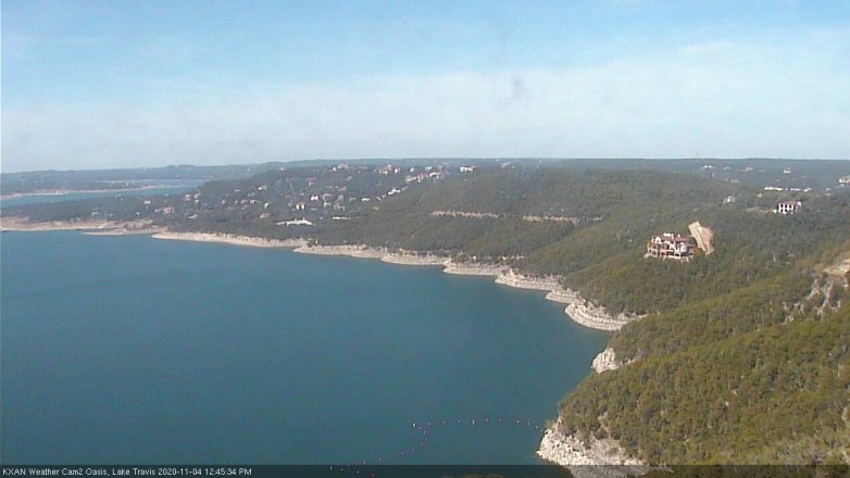 Lake Travis webcam, November 4, 2020 12:45 PM CT