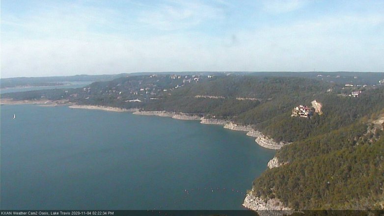 Lake Travis webcam, November 4, 2020 2:25 PM CT