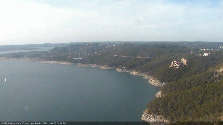 Lake Travis webcam, November 4, 2020 3:25 PM CT