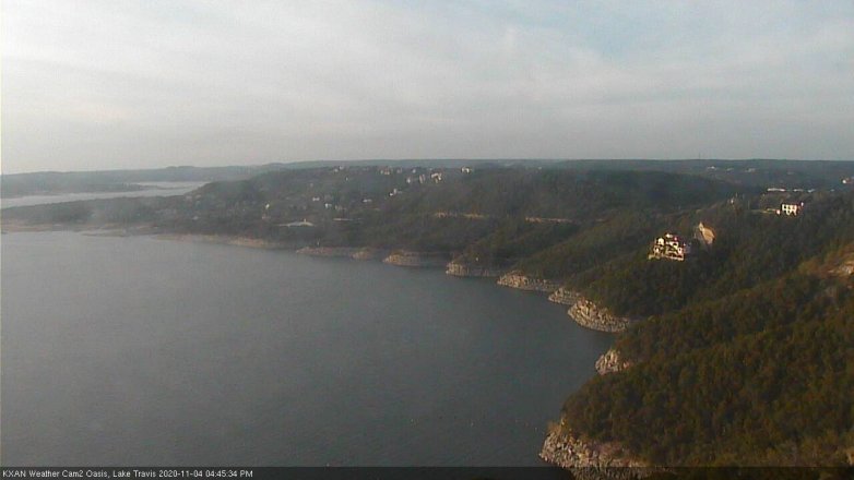 Lake Travis webcam, November 4, 2020 4:45 PM CT